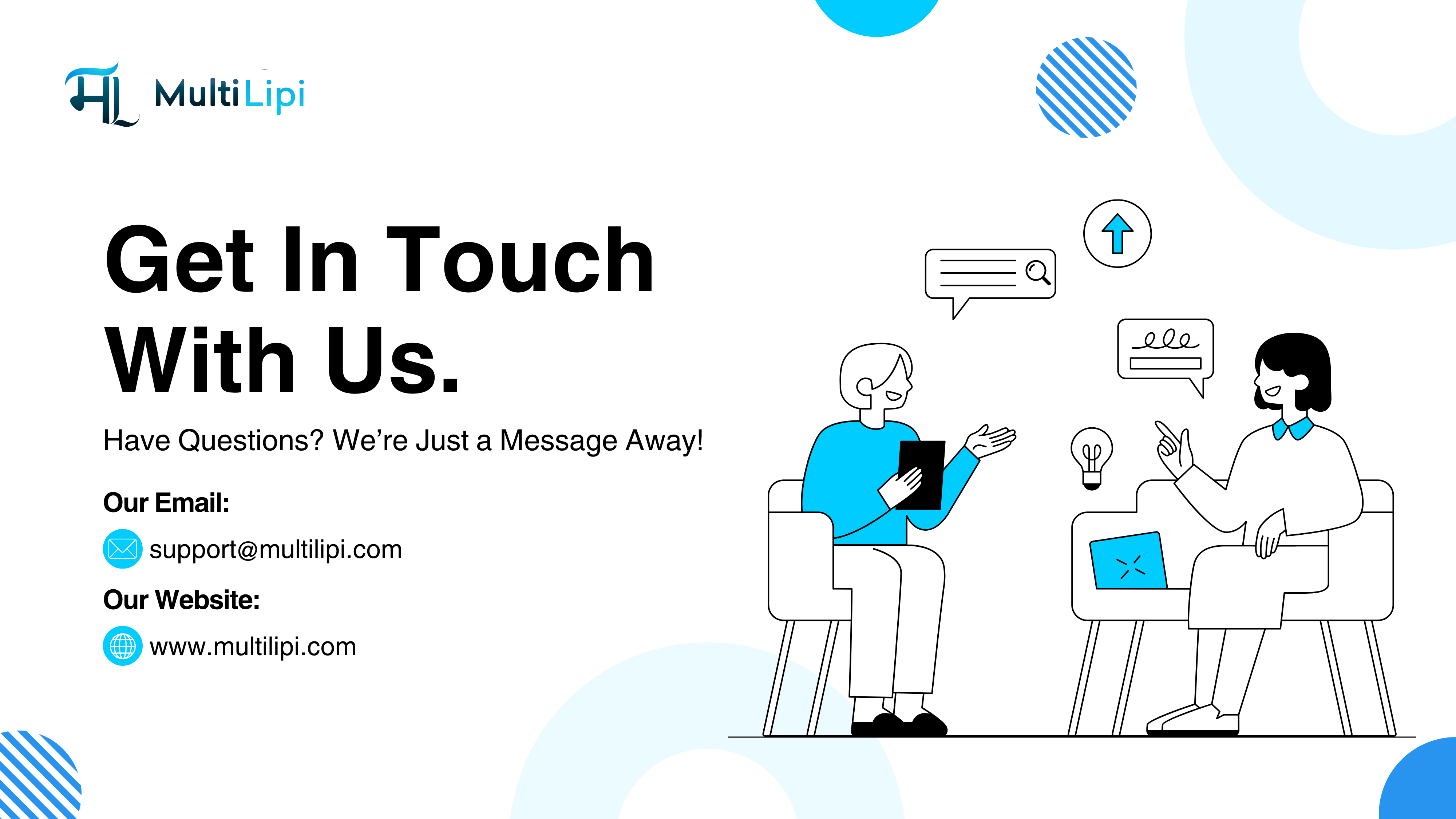 Contact MultiLipi support team for multilingual website translation services