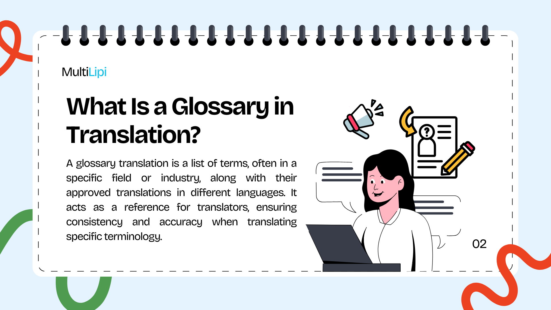 What is a glossary in translation – definition and purpose by MultiLipi
