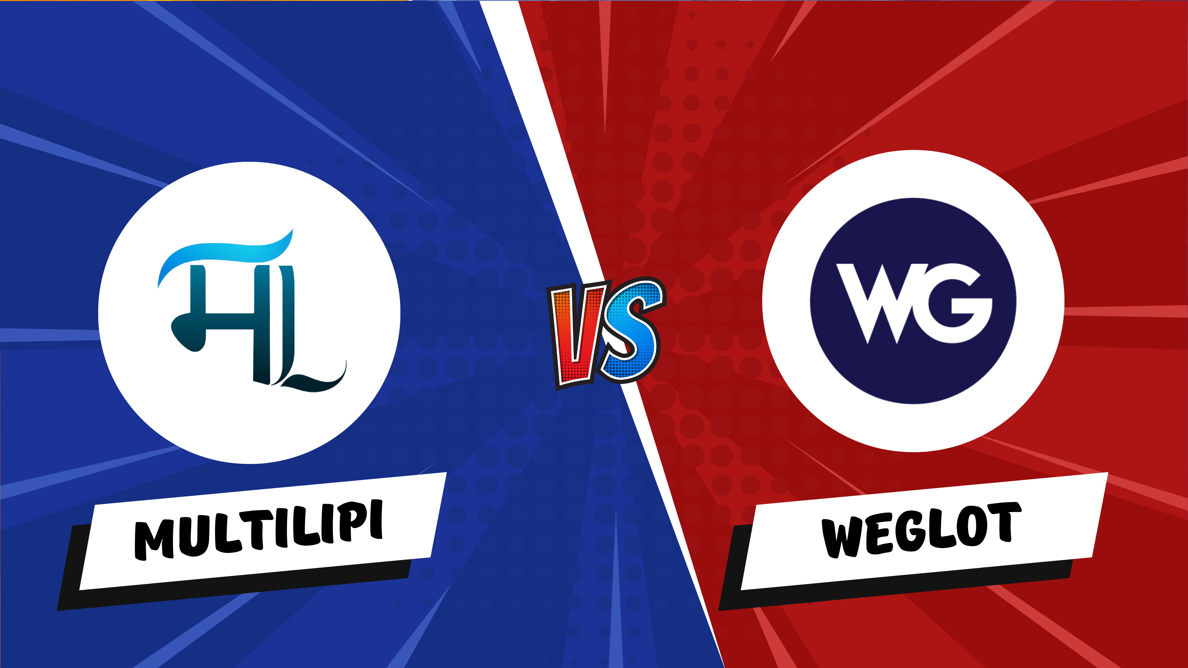 Weglot vs MultiLipi comparison banner for multilingual websites