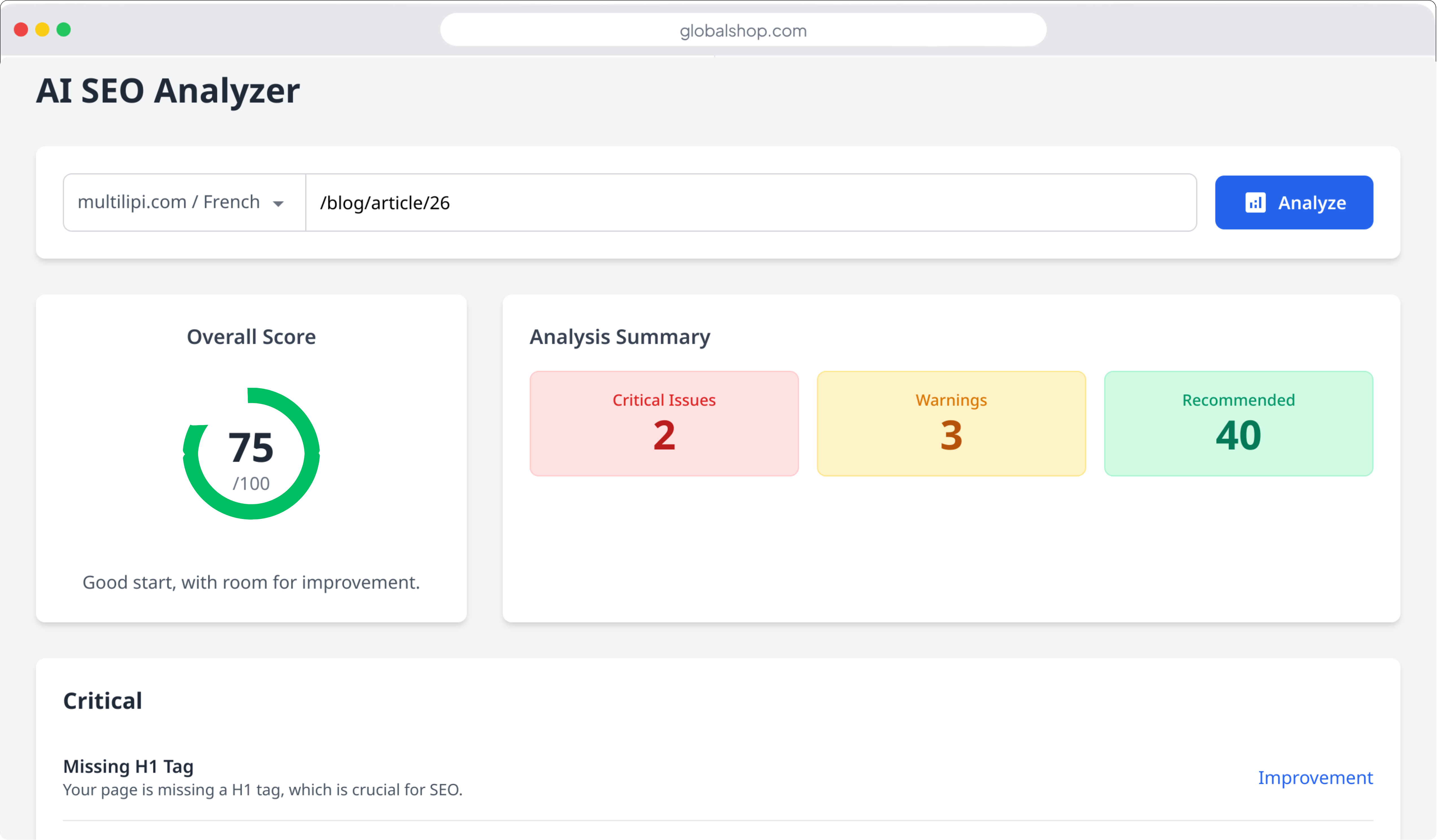 MultiLipi 2.0 AI-powered vernacular vulnerability detector for translation gaps and SEO issues