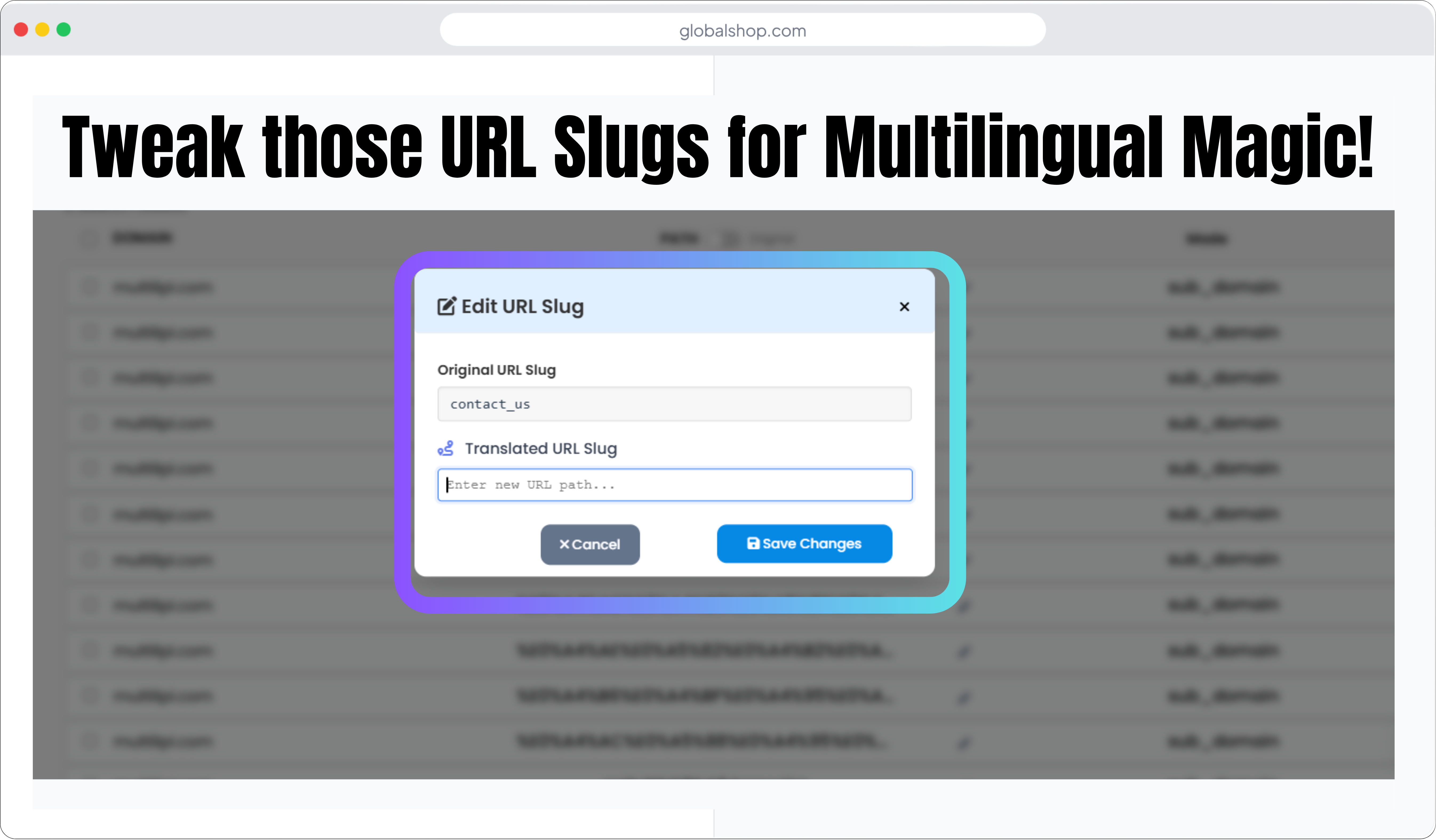 MultiLipi 2.0 customizable translated URL slugs for better multilingual SEO