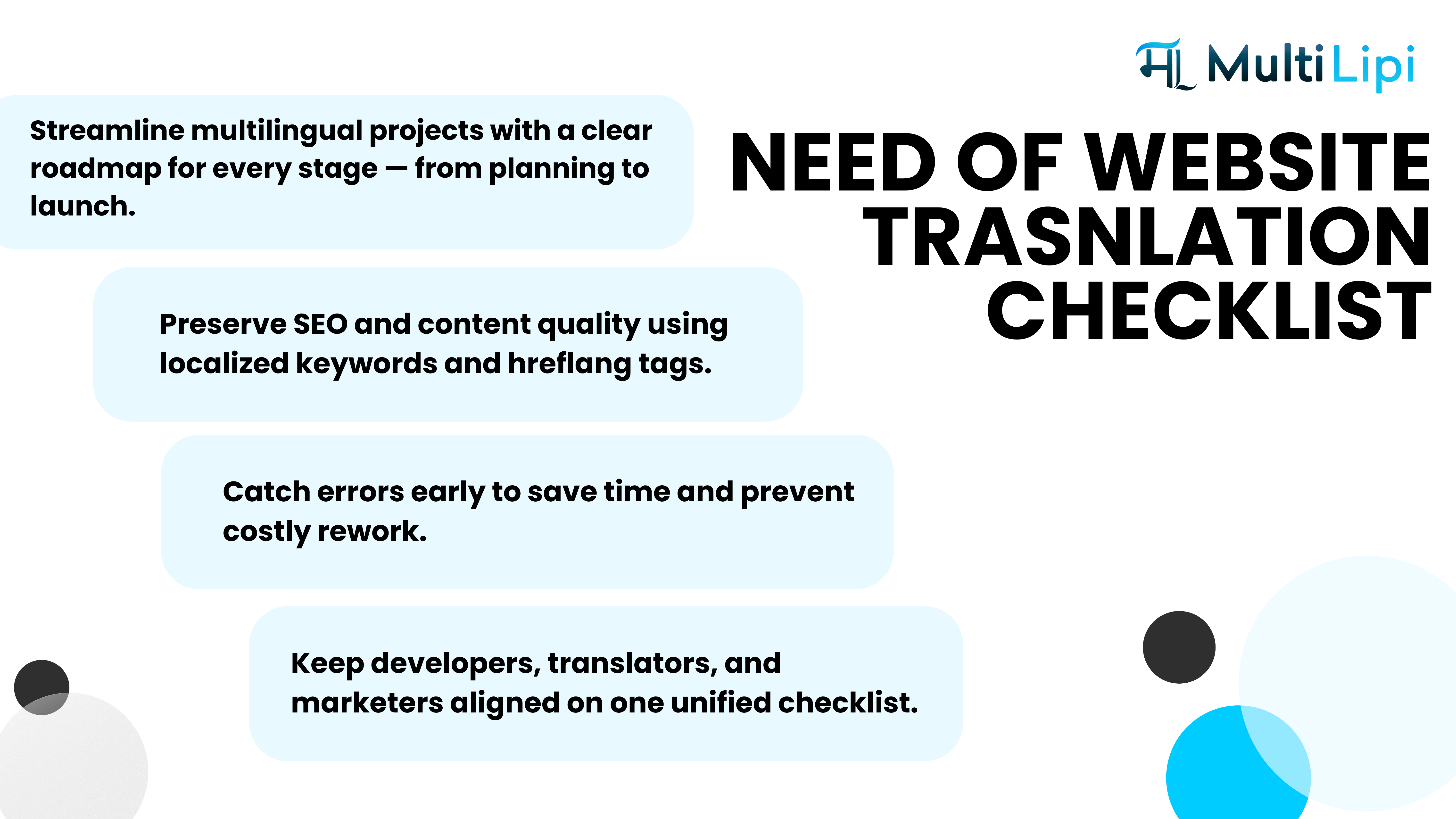 MultiLipi technical SEO and localization planning checklist for multilingual websites.