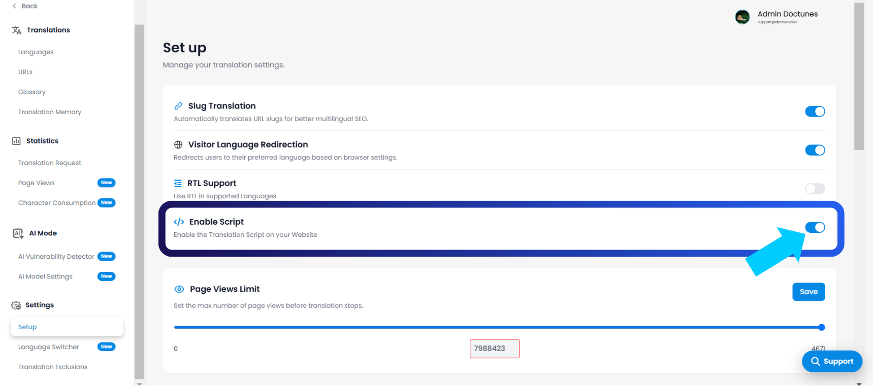 كيفية تمكين أو تعطيل برنامج الترجمة MultiLipi في دليل موقع الويب الخاص بك 