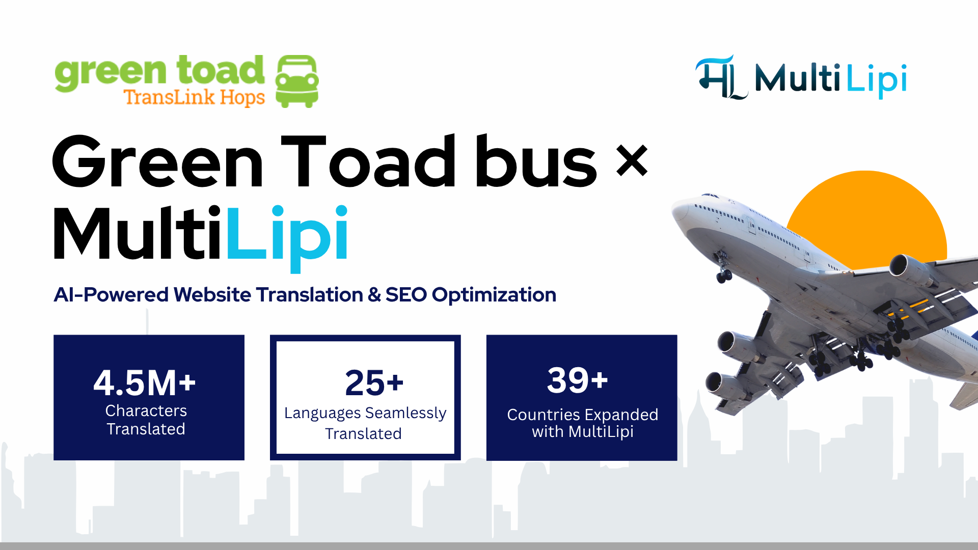 Green Toad Bus multilingual language switcher powered by MultiLipi