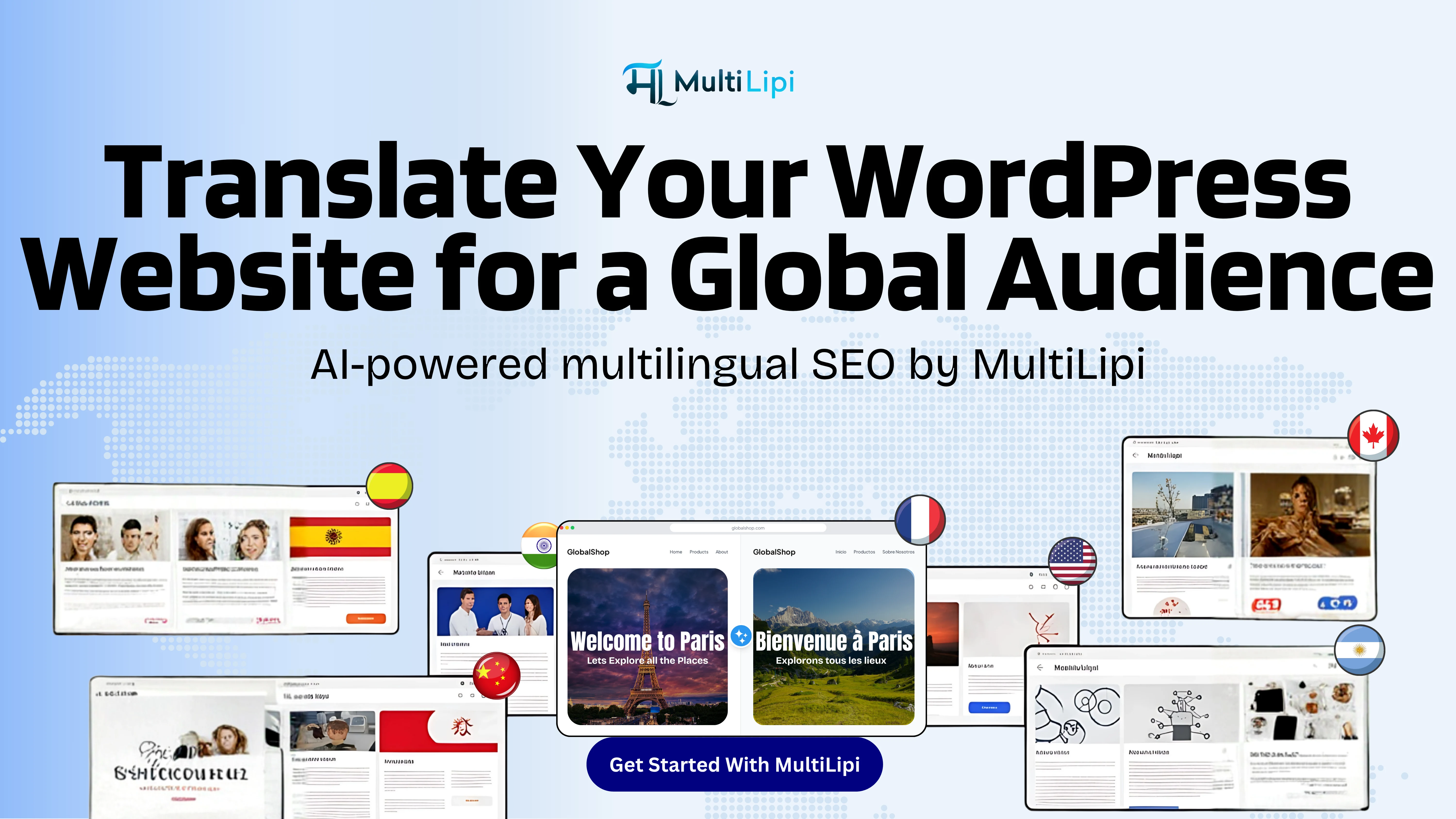 EdTech WordPress website translated into Indonesian with MultiLipi for outreach